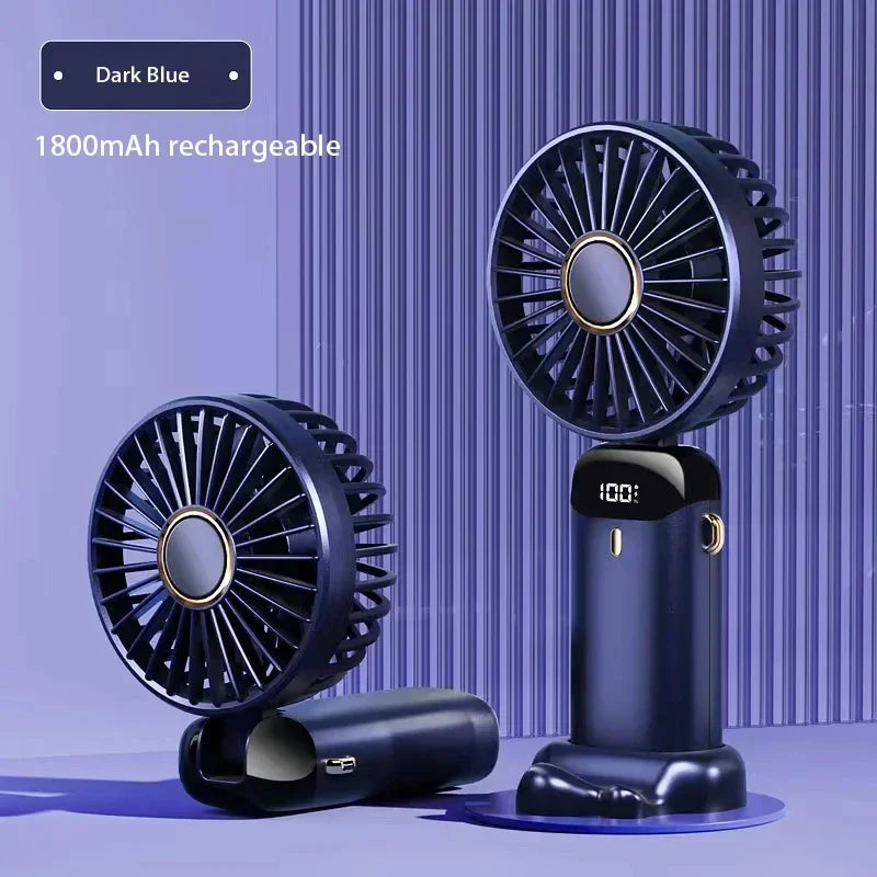 Mini Cooling Fan — 5 Speed Rechargeable