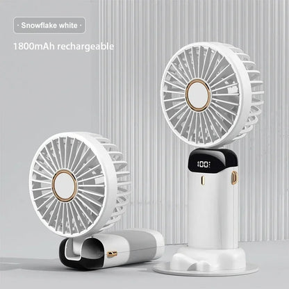 Mini Cooling Fan — 5 Speed Rechargeable