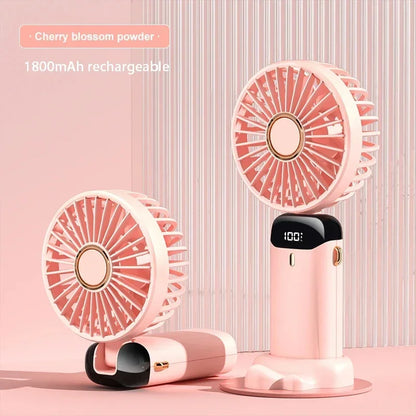 Mini Cooling Fan — 5 Speed Rechargeable