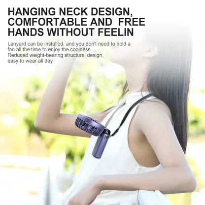 Mini Cooling Fan — 5 Speed Rechargeable